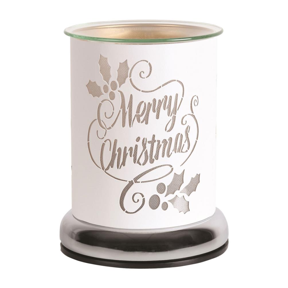 Aroma White Merry Christmas Touch Electric Wax Melt Warmer Extra Image 1